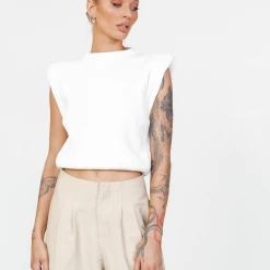 Shareen Collections New Arrivals Benny Knit Vest (Cream)