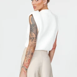 Shareen Collections New Arrivals Benny Knit Vest (Cream)