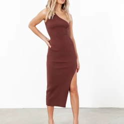 Winnie And Co Reya Midi Dress (Chocolate) New Arrivals