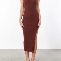 Winnie And Co Reya Midi Dress (Chocolate) New Arrivals