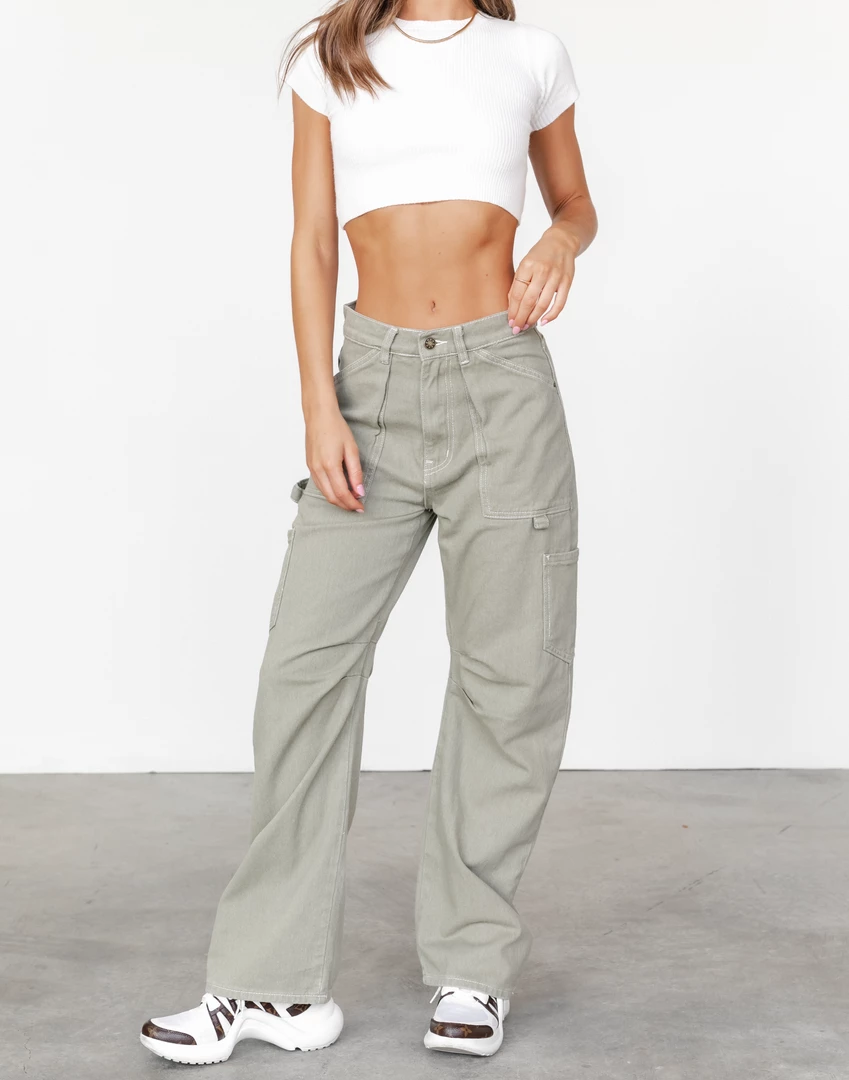 Miami Vice Pants (Light Khaki) - By Lioness New Arrivals 1 Miami Vice Pants (Light Khaki) - By Lioness New Arrivals