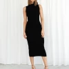 Desire Into You Midi Dress (Black)