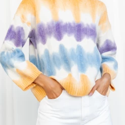 8 Birdies Cori Knit Jumper (Orange) Tops