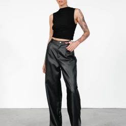 New Arrivals Medusa Top (Black) - By Lioness