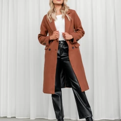 Charcoal PD Denaya Coat (Brown) Winter Warmers