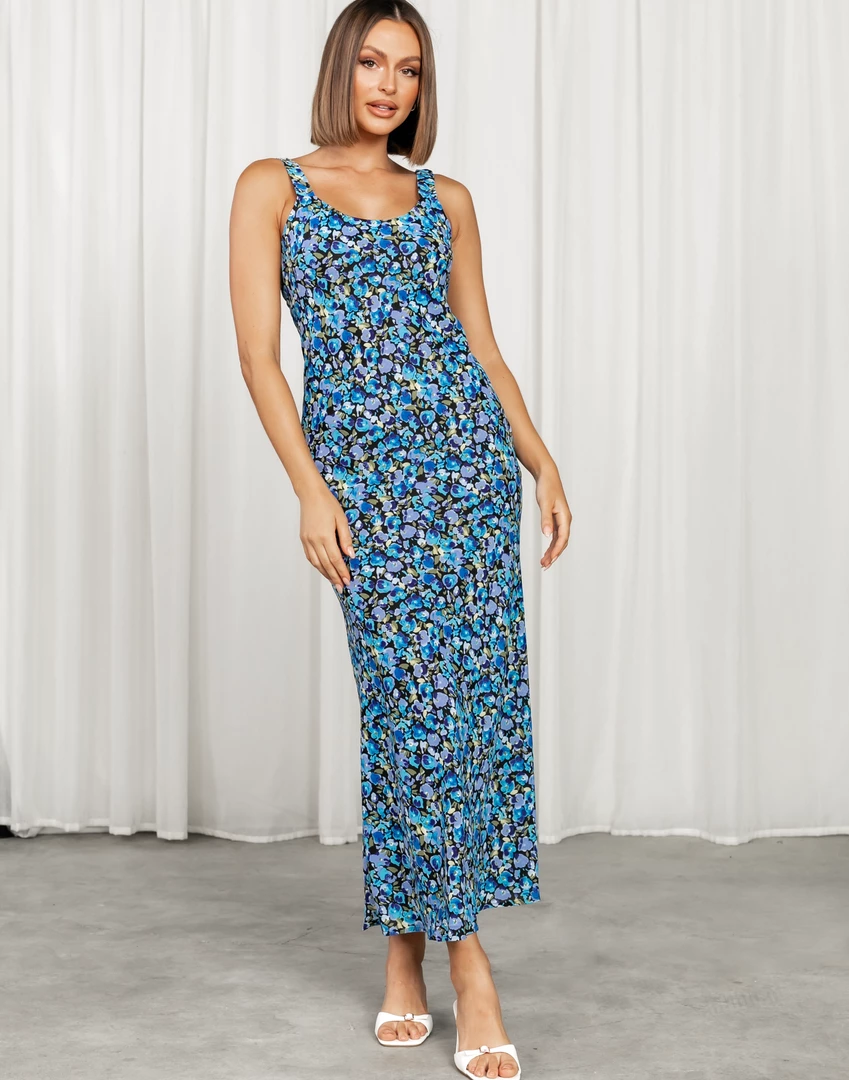Into Fashion Blue Moon Maxi Dress Dresses 6 Into Fashion Blue Moon Maxi Dress Dresses