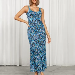 Into Fashion Blue Moon Maxi Dress Dresses 10 Into Fashion Blue Moon Maxi Dress Dresses