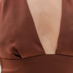 Charcoal Clothing Lani Mini Dress (Brown)