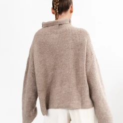 Thanne Fineline Knit Jumper (Brown) New Arrivals