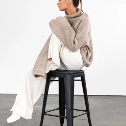 Thanne Fineline Knit Jumper (Brown) New Arrivals