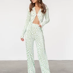 Into Fashions Amelia Pants (Green) New Arrivals