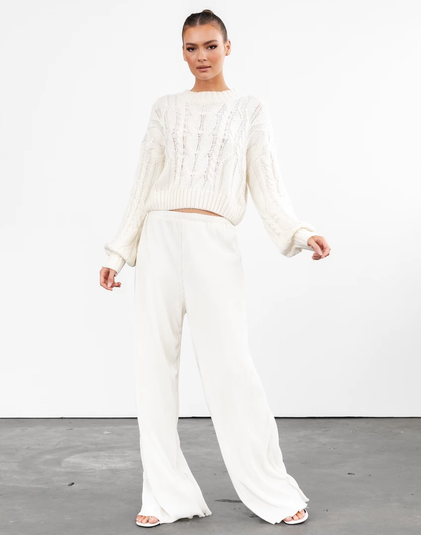 Sasha Zepha Knit Jumper (Cream) 2 Sasha Zepha Knit Jumper (Cream)