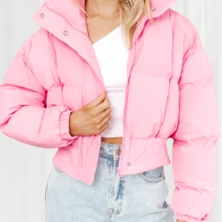 Reverse Skarlet Puffer Jacket (Pink) New Arrivals