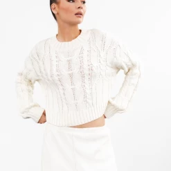 Sasha Zepha Knit Jumper (Cream) 9 Sasha Zepha Knit Jumper (Cream)