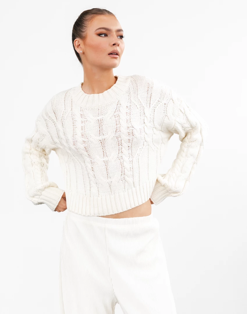 Sasha Zepha Knit Jumper (Cream) 4 Sasha Zepha Knit Jumper (Cream)