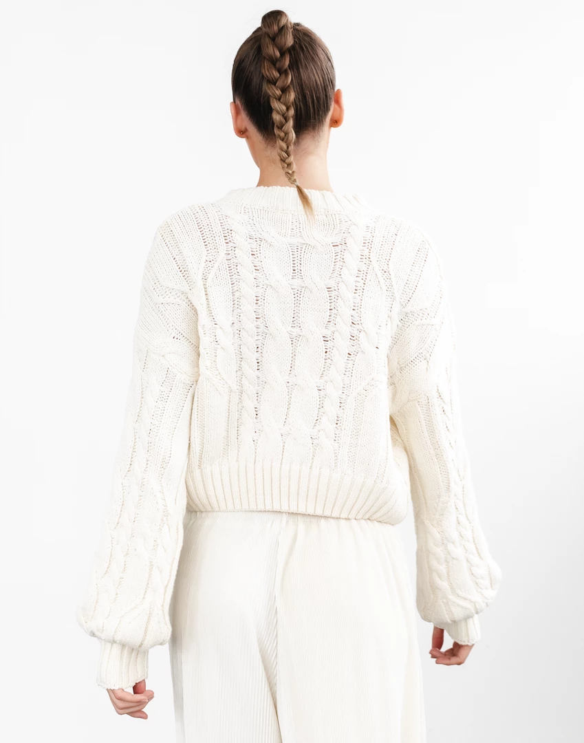 Sasha Zepha Knit Jumper (Cream) 3 Sasha Zepha Knit Jumper (Cream)