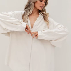 Charcoal Clothing South Beach Shirt (Beige Linen)