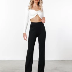 My Girl New Arrivals Justin Crop Top (White)