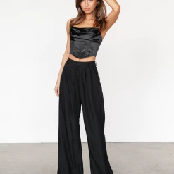 Charcoal Clothing Monet Pants (Black) New Arrivals
