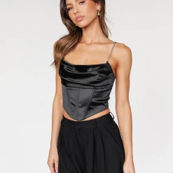 Luvalot Adira Corset Top (Black) New Arrivals