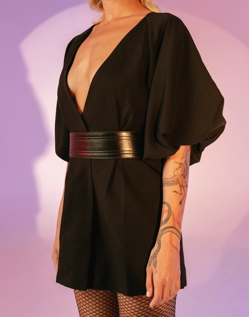 Charcoal Clothing Neo Mini Dress (Black) New Arrivals 9 Charcoal Clothing Neo Mini Dress (Black) New Arrivals