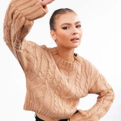 Sasha Zepha Knit Jumper (Orange) New Arrivals