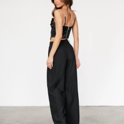 Charcoal Clothing Monet Pants (Black) New Arrivals