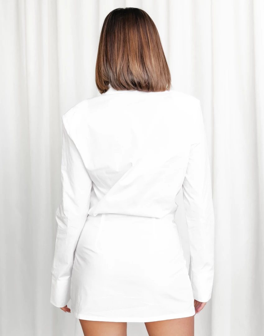 Dresses Mirror Image Mini Dress (White) - By Lioness 3 Dresses Mirror Image Mini Dress (White) - By Lioness