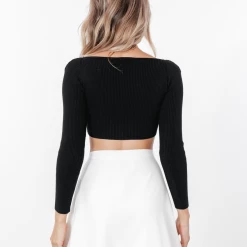 My Girl Justin Crop Top (Black)