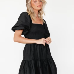 Thanne Aida Mini Dress (Black) Dresses