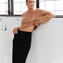 Sasha Zepha Knit Jumper (Orange) New Arrivals