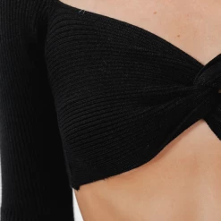 My Girl Justin Crop Top (Black)