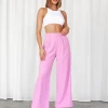 Charcoal Clothing New Arrivals Monet Pants (Pink)