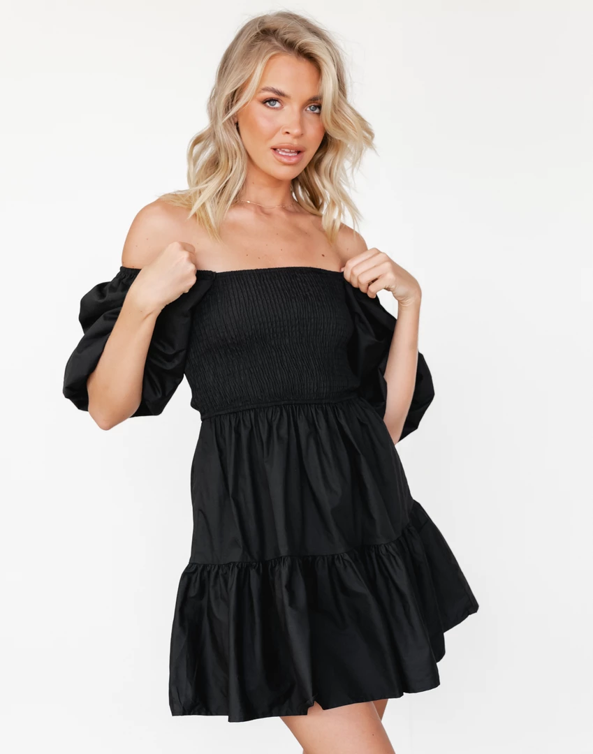 Thanne Aida Mini Dress (Black) Dresses 6 Thanne Aida Mini Dress (Black) Dresses