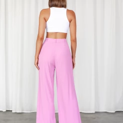 Charcoal Clothing New Arrivals Monet Pants (Pink)