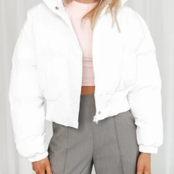 Reverse New Arrivals Skarlet Puffer Jacket (White)