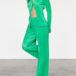 Into Fashion New Arrivals Tyler Plisse Pants (Green)