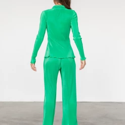 Into Fashion New Arrivals Tyler Plisse Pants (Green)