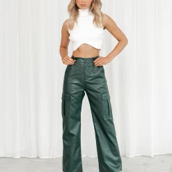 Into Fashion New Arrivals Jaclyn Pants (Green) 10 Into Fashion New Arrivals Jaclyn Pants (Green)