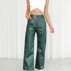 Into Fashion New Arrivals Jaclyn Pants (Green)