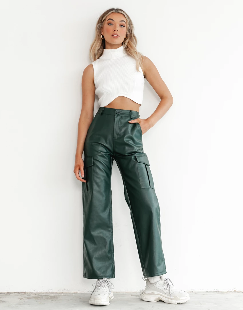 Into Fashion New Arrivals Jaclyn Pants (Green) 1 Into Fashion New Arrivals Jaclyn Pants (Green)