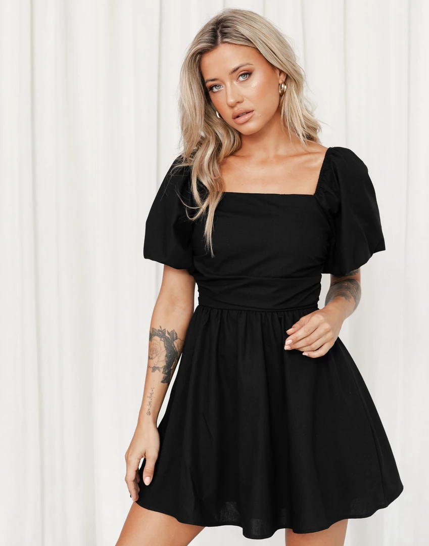 Charcoal Clothing New Arrivals Coraline Mini Dress (Black) 6 Charcoal Clothing New Arrivals Coraline Mini Dress (Black)
