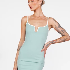 Luvalot Jayce Mini Dress (Sage)