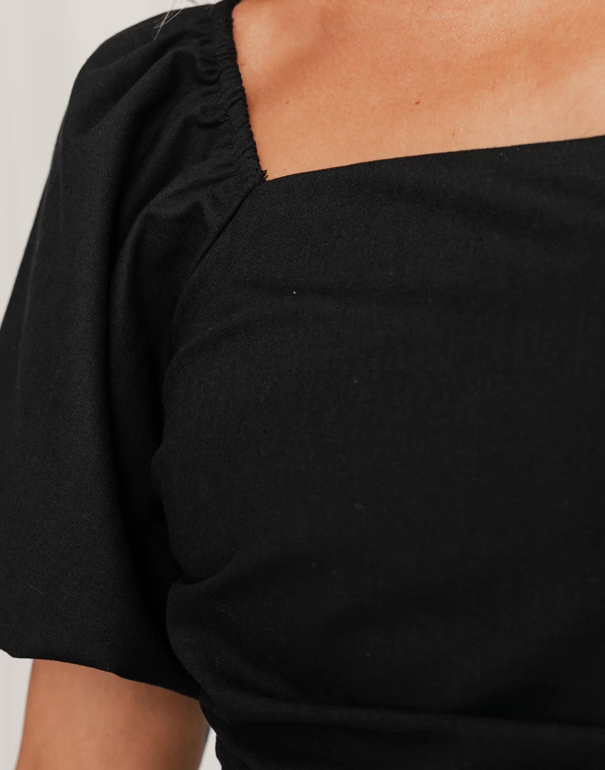 Charcoal Clothing New Arrivals Coraline Mini Dress (Black) 7 Charcoal Clothing New Arrivals Coraline Mini Dress (Black)