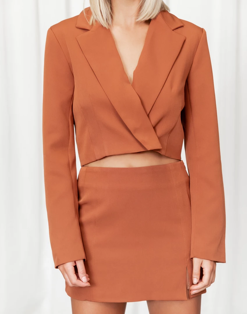 Thanne Kutcher Blazer (Rust) 3 Thanne Kutcher Blazer (Rust)