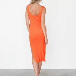 My Girl Dresses Pacey Midi Dress (Mandarin)