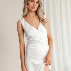 New Arrivals Harlow Mini Dress (White) - By Lioness