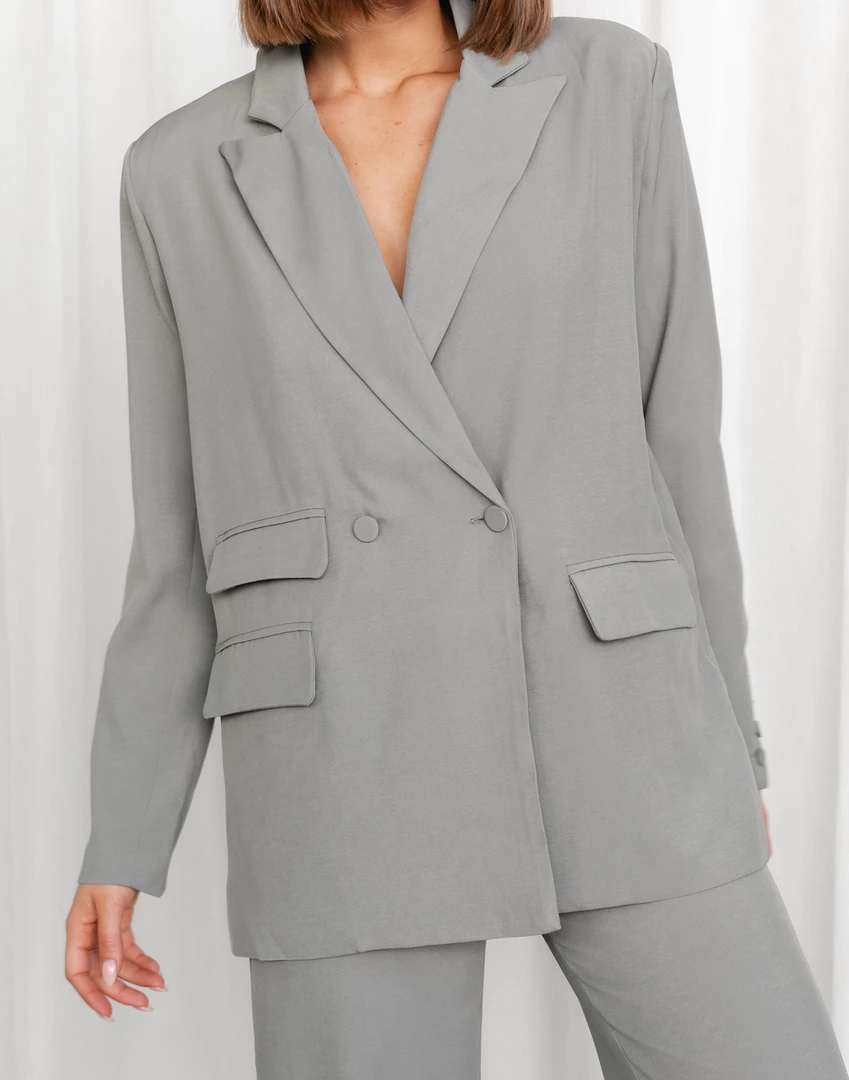 Archer Blazer (Khaki) - 4th & Reckless Sets + Co-ords 6 Archer Blazer (Khaki) - 4th & Reckless Sets + Co-ords