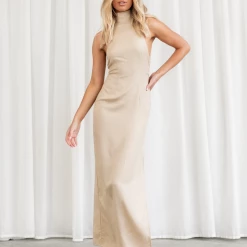 Dresses Giza Maxi Dress (Wheat) - By Lioness