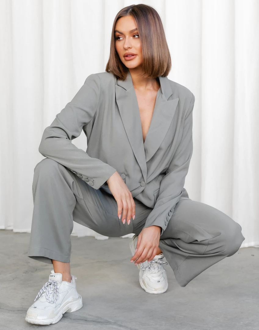 Archer Blazer (Khaki) - 4th & Reckless Sets + Co-ords 5 Archer Blazer (Khaki) - 4th & Reckless Sets + Co-ords